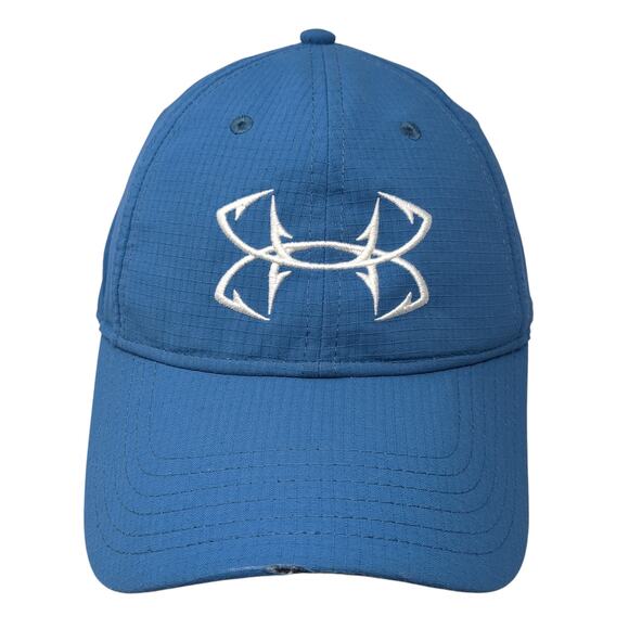 Under Armour Slideback Hat Blue One Size Adjustable Embroidered Logo - Picture 1 of 9